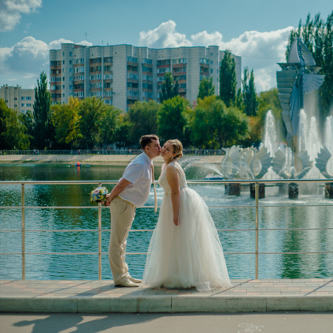 magic video photo городской пейзаж для свадьбы